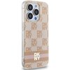 Etui DKNY IML Checkered Mono Pattern & Printed Stripes MagSafe do Apple iPhone 15 Pro Różowy Kompatybilność Apple iPhone 15 Pro