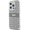 Etui DKNY IML Mono & Stripe MagSafe do Apple iPhone 15 Pro Beżowy Seria telefonu iPhone