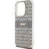 Etui DKNY IML Mono & Stripe MagSafe do Apple iPhone 15 Pro Beżowy Typ Etui nakładka