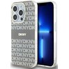 Etui DKNY IML Mono & Stripe MagSafe do Apple iPhone 15 Pro Beżowy