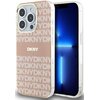 Etui DKNY IML Mono & Stripe MagSafe do Apple iPhone 15 Pro Różowy