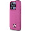 Etui DKNY Leather Monogram Pattern Metal Logo MagSafe do Apple iPhone 15 Pro Różowy Model telefonu iPhone 15 Pro