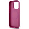 Etui DKNY Leather Monogram Pattern Metal Logo MagSafe do Apple iPhone 15 Pro Różowy Marka telefonu Apple
