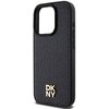 Etui DKNY Leather Monogram Pattern Metal Logo MagSafe do Apple iPhone 15 Pro Czarny Typ Etui magnetyczne
