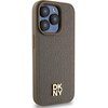 Etui DKNY Leather Monogram Pattern Metal Logo MagSafe do Apple iPhone 15 Pro Brązowy Kompatybilność Apple iPhone 15 Pro