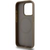 Etui DKNY Leather Monogram Pattern Metal Logo MagSafe do Apple iPhone 15 Pro Brązowy Marka telefonu Apple