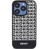 Etui DKNY Leather Printed Pattern Metal Logo MagSafe do Apple iPhone 15 Pro Czarny Model telefonu iPhone 15 Pro