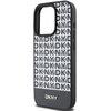 Etui DKNY Leather Printed Pattern Metal Logo MagSafe do Apple iPhone 15 Pro Czarny Typ Etui magnetyczne