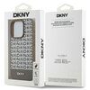 Etui DKNY Leather Printed Pattern Metal Logo MagSafe do Apple iPhone 15 Pro Brązowy Marka telefonu Apple