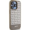 Etui DKNY Leather Printed Pattern Metal Logo MagSafe do Apple iPhone 15 Pro Brązowy Kompatybilność Apple iPhone 15 Pro