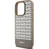 Etui DKNY Leather Printed Pattern Metal Logo MagSafe do Apple iPhone 15 Pro Brązowy Typ Etui magnetyczne