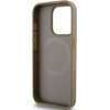 Etui DKNY Leather Printed Pattern Metal Logo MagSafe do Apple iPhone 15 Pro Brązowy Typ Etui nakładka