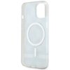 Etui DKNY IML Checkered Mono Pattern & Painted Stripes MagSafe do Apple iPhone 14 Plus/15 Plus Czarny Dominujący kolor Czarny