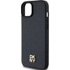 Etui DKNY Leather Monogram Pattern Metal Logo MagSafe do Apple IPhone 14 Plus/15 Plus Czarny Kompatybilność Apple iPhone 15 Plus