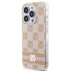 Etui DKNY IML Checkered Mono Pattern & Printed Stripes MagSafe do Apple iPhone 15 Pro Max Różowy Model telefonu iPhone 15 Pro Max