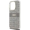 Etui DKNY IML Mono & Stripe MagSafe do Apple iPhone 15 Pro Max Beżowy Dominujący kolor Beżowy