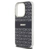 Etui DKNY IML Mono & Stripe MagSafe do Apple iPhone 15 Pro Max Czarny Dominujący kolor Czarny