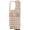 Etui DKNY IML Mono & Stripe MagSafe do Apple iPhone 15 Pro Max Różowy Dominujący kolor Różowy