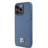 Etui DKNY Leather Monogram Pattern Metal Logo MagSafe do Apple iPhone 15 Pro Max Niebieski Seria telefonu iPhone