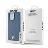 Etui DKNY Leather Monogram Pattern Metal Logo MagSafe do Apple iPhone 15 Pro Max Niebieski Marka telefonu Apple