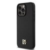 Etui DKNY Leather Monogram Pattern Metal Logo MagSafe do Apple iPhone 15 Pro Max Czarny Seria telefonu iPhone