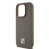 Etui DKNY Leather Monogram Pattern Metal Logo MagSafe do Apple iPhone 15 Pro Max Brązowy Typ Etui magnetyczne