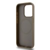 Etui DKNY Leather Monogram Pattern Metal Logo MagSafe do Apple iPhone 15 Pro Max Brązowy Typ Etui nakładka