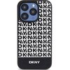 Etui DKNY Leather Printed Pattern Metal Logo MagSafe do Apple iPhone 15 Pro Max Czarny Model telefonu iPhone 15 Pro Max