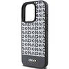 Etui DKNY Leather Printed Pattern Metal Logo MagSafe do Apple iPhone 15 Pro Max Czarny Typ Etui magnetyczne
