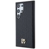 Etui DKNY Leather Pattern Metal Logo MagSafe do Samsung Galaxy S24 Ultra Czarny Seria telefonu Galaxy S