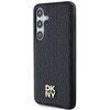 Etui DKNY Leather Pattern Metal Logo MagSafe do Samsung Galaxy S24+ Czarny Seria telefonu Galaxy S