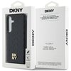 Etui DKNY Leather Pattern Metal Logo MagSafe do Samsung Galaxy S24+ Czarny Marka telefonu Samsung