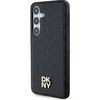 Etui DKNY Leather Pattern Metal Logo MagSafe do Samsung Galaxy S24 Czarny Seria telefonu Galaxy S