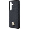 Etui DKNY Leather Pattern Metal Logo MagSafe do Samsung Galaxy S24 Czarny Typ Etui magnetyczne
