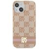Etui DKNY IML Checkered Mono Pattern & Painted Stripes MagSafe do Apple iPhone 13/14/15 Różowy Model telefonu iPhone 13