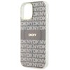 Etui DKNY IML Mono & Stripe MagSafe do Apple iPhone 13/14/15 Beżowy Kompatybilność Apple iPhone 13