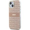 Etui DKNY IML Mono & Stripe MagSafe do Apple iPhone 13/14/15 Różowy Seria telefonu iPhone