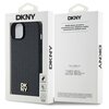Etui DKNY Leather Pattern Metal Logo MagSafe do Apple iPhone 13/14/15 Czarny Marka telefonu Apple