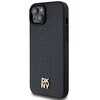 Etui DKNY Leather Pattern Metal Logo MagSafe do Apple iPhone 13/14/15 Czarny Model telefonu iPhone 13