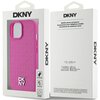 Etui DKNY Leather Pattern Metal Logo MagSafe do Apple iPhone 13/14/15 Różowy Marka telefonu Apple