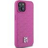 Etui DKNY Leather Pattern Metal Logo MagSafe do Apple iPhone 13/14/15 Różowy Model telefonu iPhone 14