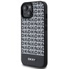 Etui DKNY Leather Printed Pattern Metal Logo MagSafe do Apple iPhone 13/14/15 Czarny Model telefonu iPhone 13