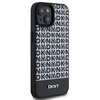Etui DKNY Leather Printed Pattern Metal Logo MagSafe do Apple iPhone 13/14/15 Czarny Model telefonu iPhone 14