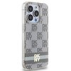 Etui DKNY IML Checkered Mono Pattern & Printed Stripes MagSafe do Apple iPhone 15 Pro Max Beżowy Kompatybilność Apple iPhone 15 Pro Max