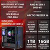 Komputer MAD DOG AMIRANI-A01DR16 R5-5600 16GB RAM 1TB SSD GeForce RTX3060 Procesor AMD Ryzen 5 5600