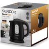 Czajnik SENCOR SWK 1101BK Czarny Regulacja temperatury Nie