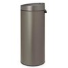 Kosz na śmieci BRABANTIA 115363 Touch Bin 30L Platynowy Typ Uchylny