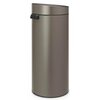 Kosz na śmieci BRABANTIA 115363 Touch Bin 30L Platynowy Kolor Szary