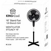 Wentylator KINGCOOL KC-2124 Średnica śmigła [cm] 40