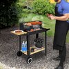 Grill węglowy GOCKOWIAK Paril 27 x 48 cm Półki boczne Tak